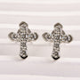 Louily Moissanite Cross Earrings - louilyjewelry