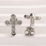 Louily Moissanite Cross Earrings - louilyjewelry