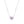Load image into Gallery viewer, Louily Halo Heart Cut Pink Stone Necklace
