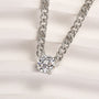 Louily Moissanite 1.0 Carat Cuban Necklace - louilyjewelry