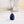 Load image into Gallery viewer, Louily Blue Stone Pear Cut Necklace
