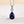 Load image into Gallery viewer, Louily Blue Stone Pear Cut Necklace
