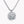 Louily Round Cut Necklace In Sterling Silver