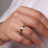 Louily Classic Matte and Polished Men's Wide Wedding Band - louilyjewelry