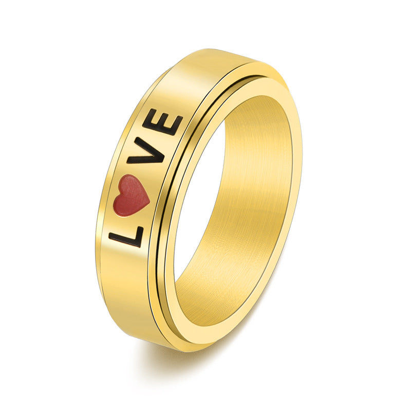 Personalized LOVE Tungsten Ring Anniversary Rings For Men - louilyjewelry