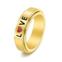Personalized LOVE Tungsten Ring Anniversary Rings For Men - louilyjewelry