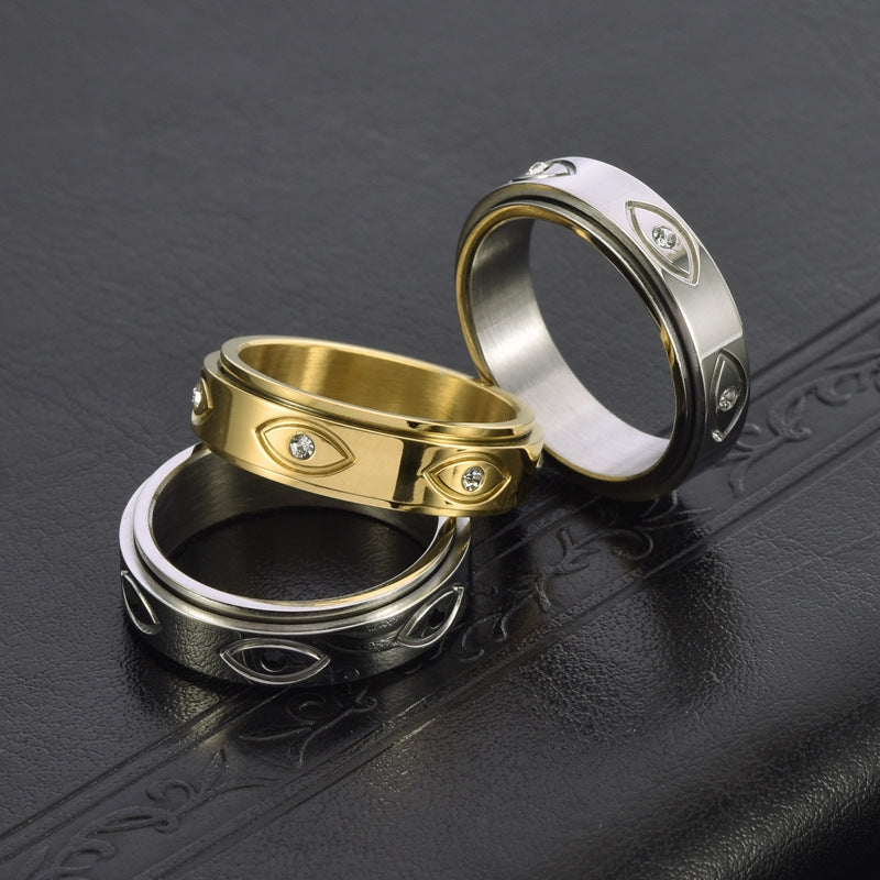 the Eye of God Tungsten Ring For Men - louilyjewelry
