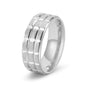 Matte Punk Tungsten Ring For Men - louilyjewelry