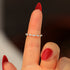 Louily Elegant Marquise Cut Diamond Women's Wedding Band In Sterling Silver - louilyjewelry