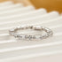 Louily Fashion Yellow Gold Emerald & Round Cut Diamond Wedding Band In Sterling Silver - louilyjewelry