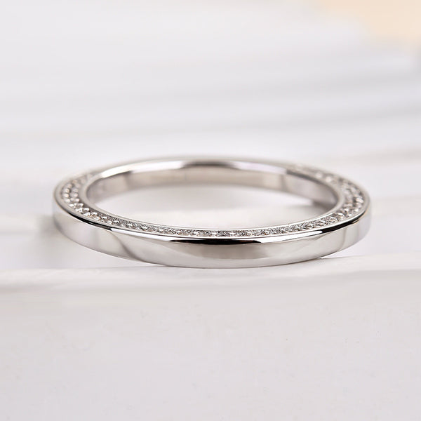 Louily Unique Wedding Band For Women