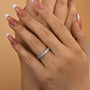 Louily Unique Emerald Cut Women's Wedding Band - louilyjewelry