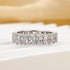 7.5Ct Cushion Cut Eternity Wedding Band In Sterling Silver - louilyjewelry