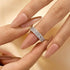 7.5Ct Cushion Cut Eternity Wedding Band In Sterling Silver - louilyjewelry