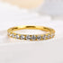 Louily Round Cut Half Eternity Women's Wedding Band - louilyjewelry