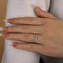 Louily Unique Round Cut Women's Wedding Band - louilyjewelry