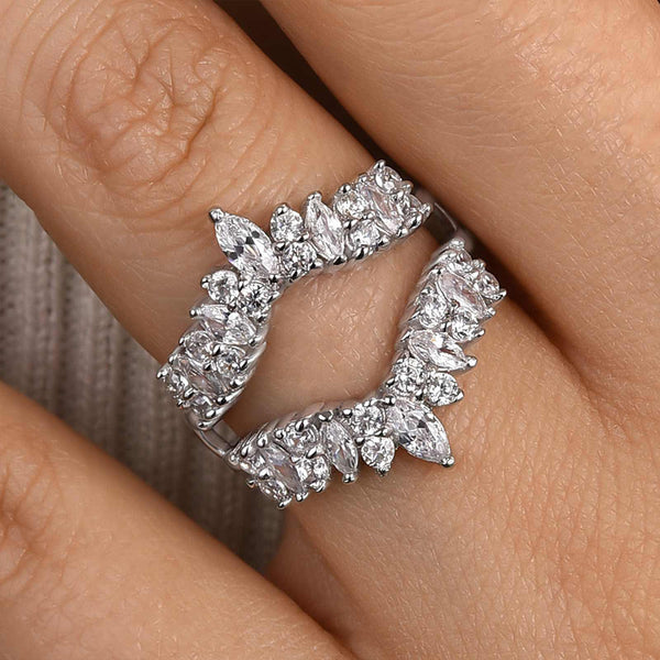 Louily Unique Jacket Wedding Band For Women