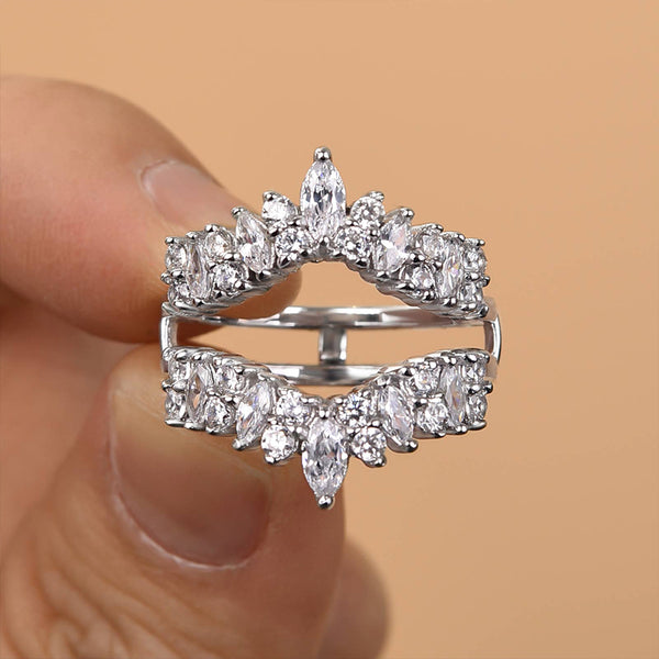 Louily Unique Jacket Wedding Band For Women