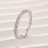 Moissanite 1.2 Ct Round Cut Yellow Gold Anniversary Ring - louilyjewelry
