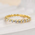 Louily Classic Full Round Cut Wedding Band - louilyjewelry