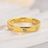 Louily Vintage Round Cut Wide Wedding Band - louilyjewelry