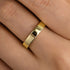 Louily Classic Yellow Gold Wide Wedding Band - louilyjewelry