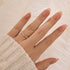 Louily Exclusive V-shaped Design Half Eternity Wedding Band - louilyjewelry