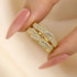 Louily Special Round Cut Jacket Wedding Band - louilyjewelry