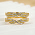Louily Special Round Cut Jacket Wedding Band - louilyjewelry