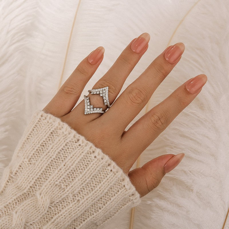 Vintage Engagement Ring Enhancer Insert Wedding Band In Sterling Silver