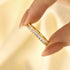4.5Ct Radiant Cut Eternity Wedding Band In Sterling Silver - louilyjewelry