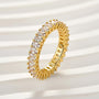 4.5Ct Radiant Cut Eternity Wedding Band In Sterling Silver - louilyjewelry