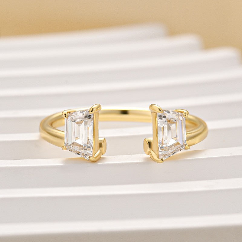 Unique Insert Wedding Band Engagement Ring Enhancer In Sterling Silver - louilyjewelry