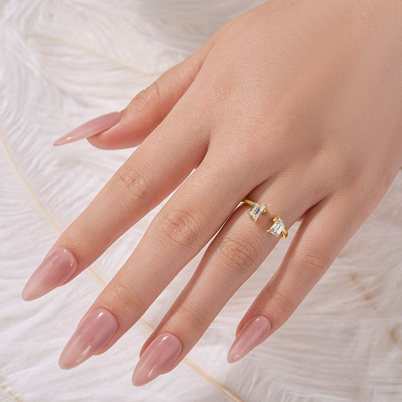 Unique Insert Wedding Band Engagement Ring Enhancer In Sterling Silver - louilyjewelry