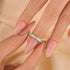 1.3Ct Channel Set Round Cut Eternity Wedding Band In Sterling Silver - louilyjewelry