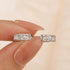 1.4Ct Round Cut Open Women's Wedding Band In Sterling Silver - louilyjewelry