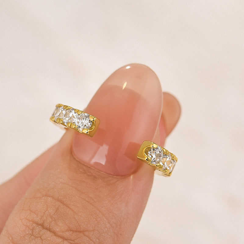 1.4Ct Round Cut Open Women's Wedding Band In Sterling Silver