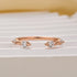 Classic Round Cut Open Wedding Band In Sterling Silver For Women - louilyjewelry
