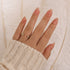 Classic Round Cut Open Wedding Band In Sterling Silver For Women - louilyjewelry
