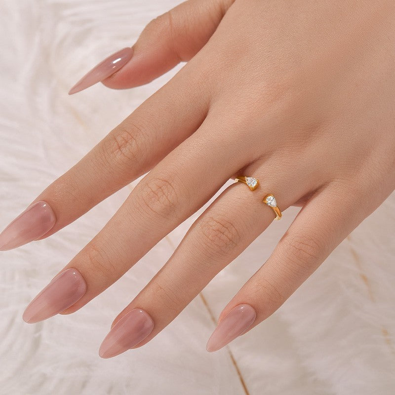 0.5Ct Pear Cut Insert Wedding Band In Sterling Silver - louilyjewelry