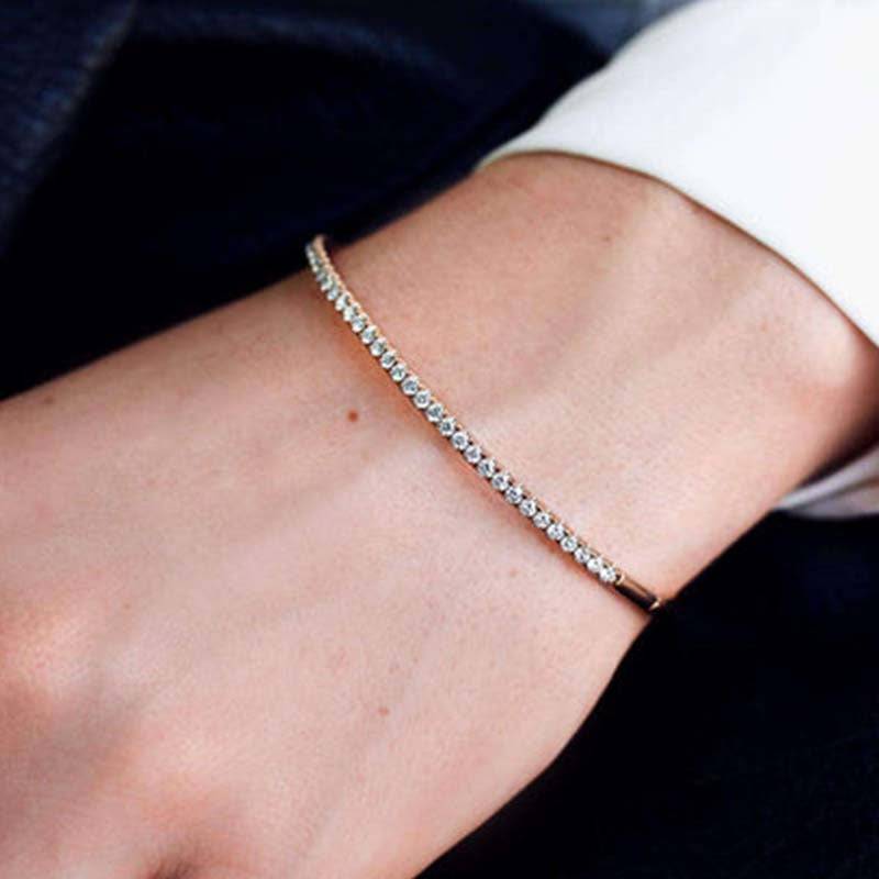 Louily Noble Round Cut Tennis Bracelet For Women - louilyjewelry