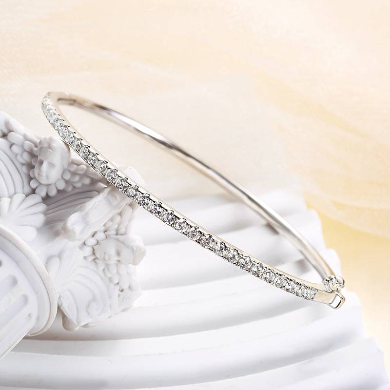 Louily Noble Round Cut Tennis Bracelet For Women - louilyjewelry