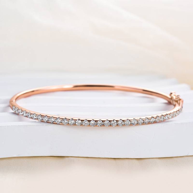 Louily Noble Round Cut Tennis Bracelet For Women - louilyjewelry
