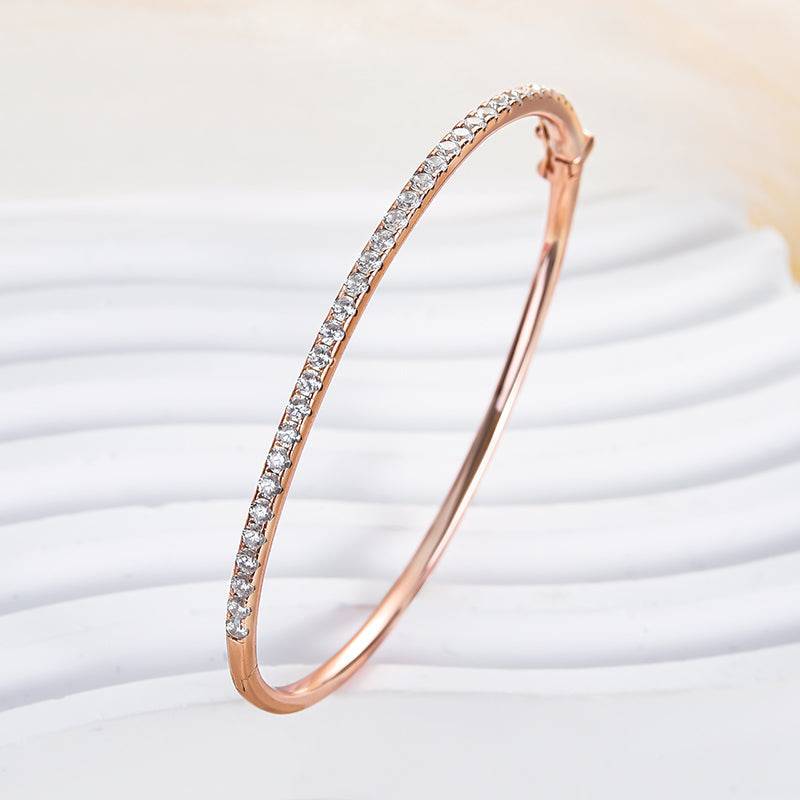 Louily Noble Round Cut Tennis Bracelet For Women - louilyjewelry