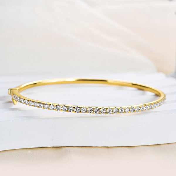 Louily Noble Round Cut Tennis Bracelet For Women