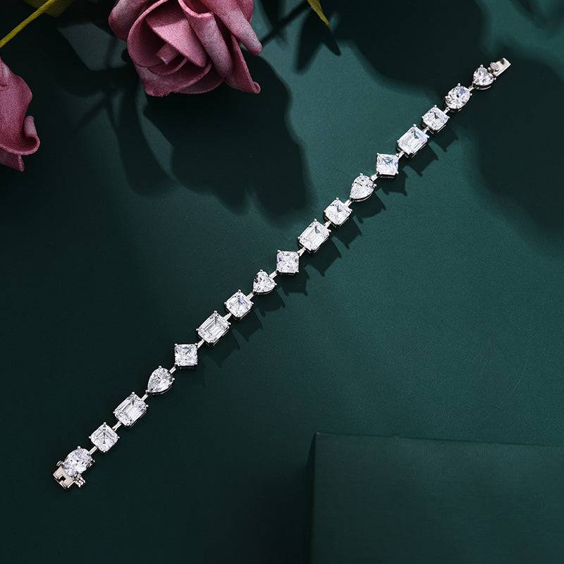 Louily Stunning Unique Design Bracelet for Women In Sterling Silver - louilyjewelry