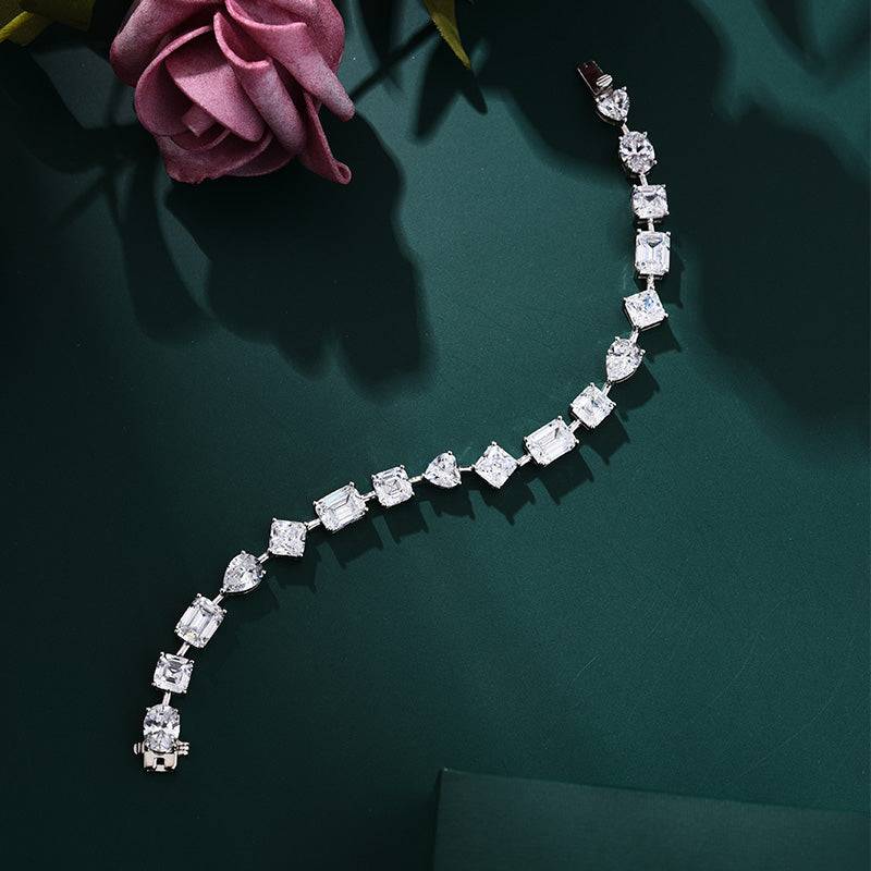 Louily Stunning Unique Design Bracelet for Women In Sterling Silver - louilyjewelry