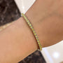 Louily Stunning Round Cut Yellow Sapphire Tennis Bracelet For Women - louilyjewelry