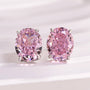Louily Stunning Classic Oval Cut Simulated Diamond Stud Earrings In Sterling Silver - louilyjewelry