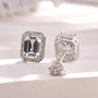 3.0 Carat Halo Sparkle Women's Stud Earrings In Sterling Silver - louilyjewelry